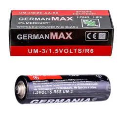 Батарейка AA R6 1,5V GermanMAX, 1 шт
