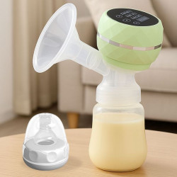Електричний молоковідсмоктувач з LED-дисплеєм, 180мл, USB, Зелений