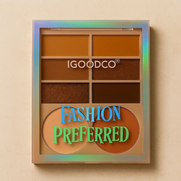 Палетка тіней для макіяжу 8 відтінків LK2923