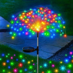 Вулична гірлянда на сонячній батареї, 90см, Кульбаба, з датчиком руху - "Садовий світильник-гірлянда на сонячній батареї, 90см,