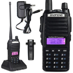 Рація Baofeng UV-82 до 10км, 8W + гарнітура та док станція 2000мАч