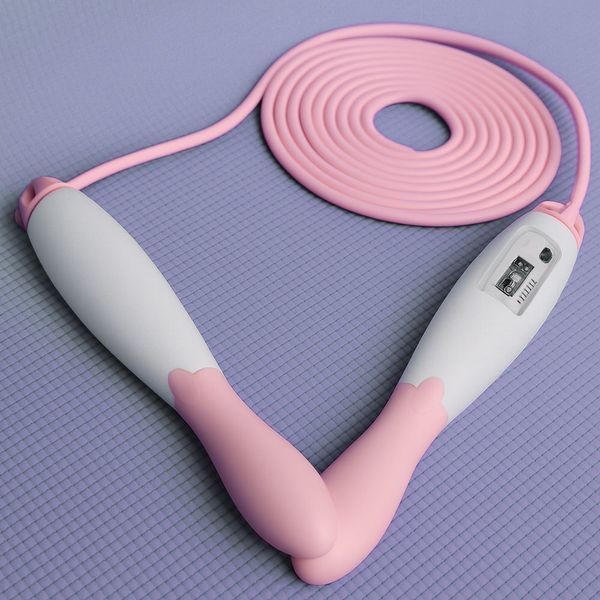 Скакалка з лічильником "Кеглі", Рожевий