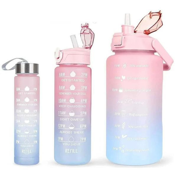 Набір пляшок для води 3в1 (2000/800/300мл), BOTTLE