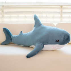 М'яка іграшка Акула, 100 см, Синя