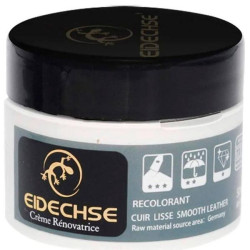 Крем-фарба для шкіряних виробів Еidechse 50 мл/ Рідка шкіра для відновлення шкіри Білий