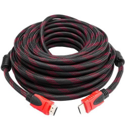 Кабель HDMI-HDMI 5 м, з посиленою обмоткою/Шнур для телевізора з 2 фільтрами 30