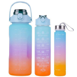 Комплект пляшок для води (300 мл, 900 мл, 2000 мл)