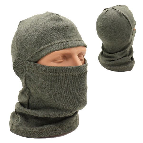 Балаклава утеплена на осінь, Зелена, унісекс Балаклава утеплена на осінь, Зелена, унісекс