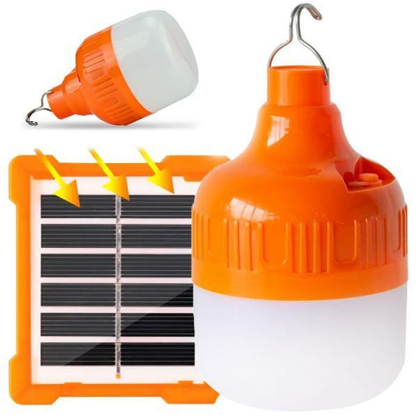 Лампа для кемпінгу із сонячною панеллю, 80W, GR 015