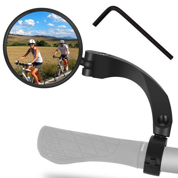 Велосипедне дзеркало заднього виду на кермо, Ліве, 1 шт