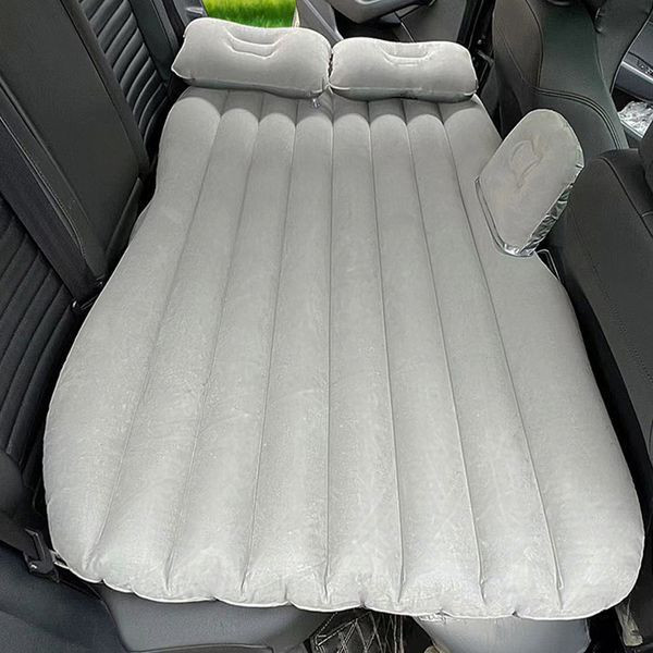 Автоматичний матрац на заднє сидіння 135x80см + насос, Сірий