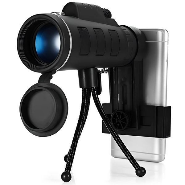 Монокуляр TELESCOPE KL-1040: 40x60 з триногою та адаптером для смартфона