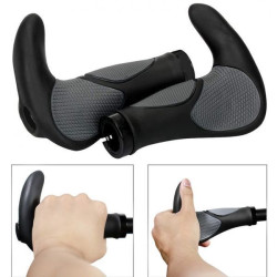 Велосипедні грипси з ріжками 140 мм (пара)