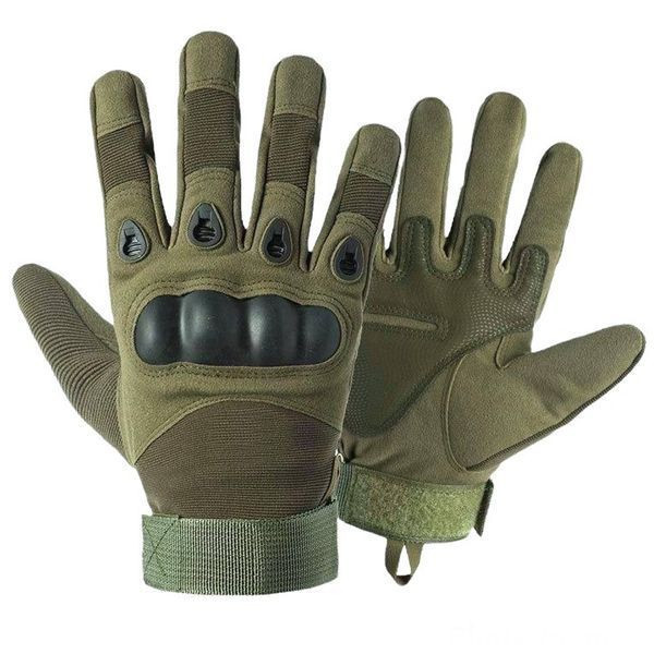 Тактичні рукавички (М-2XL) із закритими пальцями, розмір М, Зелений