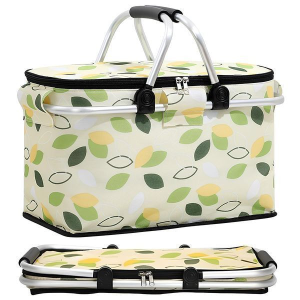 Складна термосумка з ручками, 41x26x23 см