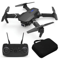 Квадрокоптер з 2 камерами 4K, до 20хв, до 100м, +кейс, E88 Dual, Чорний