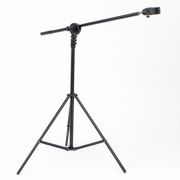 Штатив-журавель для телефону з тримачем лампи