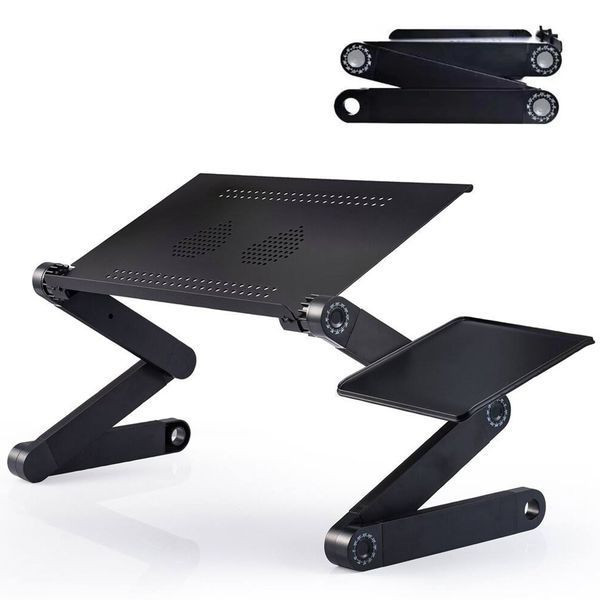 Столик розкладний для ноутбука T8 з охолодженням