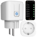 Розумна wifi розетка з таймером 16А, 3300Вт, Smart WiFi