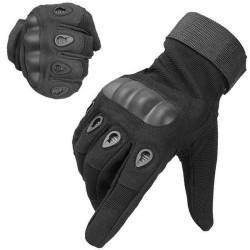 Тактичні рукавички із закритими пальцями (XL) Чорні