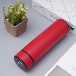 Термос сенсорний з LED індикатором температури 500 ml, Червоний