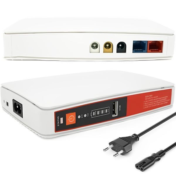 Резервне джерело живлення для роутера 8800mAh, 5V/9V/12V/15V/24V, Eco-1825