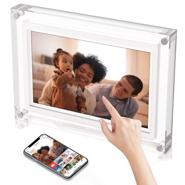 Цифрова фоторамка 7" з WiFi та сенсорним екраном, FRAMEO