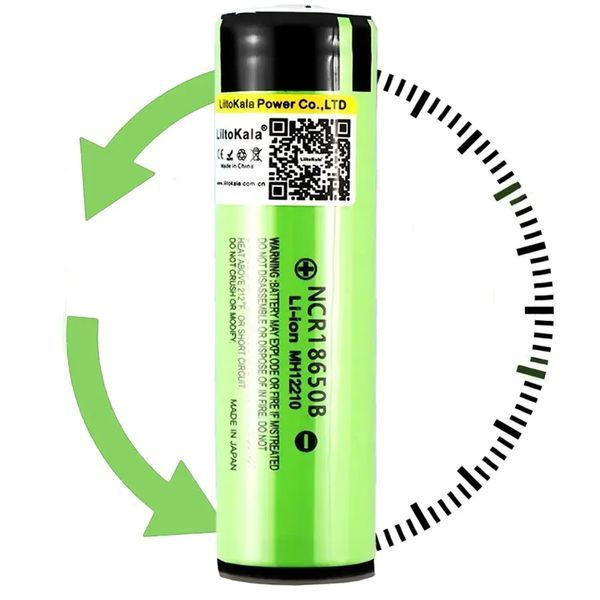 Акумулятор 18650, LiitoKala NCR 34B, 3400mAh