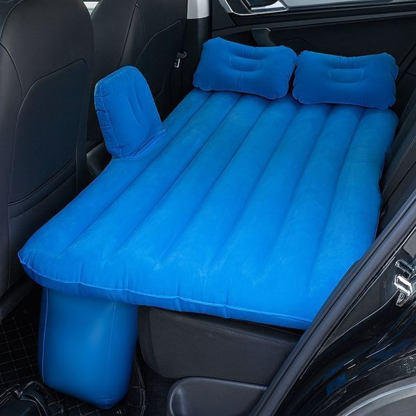 Автоматичний матрац на заднє сидіння 135x80см + насос, Синій Автоматичний матрац на заднє сидіння 135x80см + насос, Синій