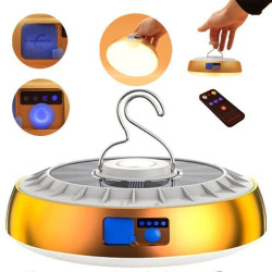 Підвісна кемпінгова USB лампа з Power Bank та сонячною панеллю, 202