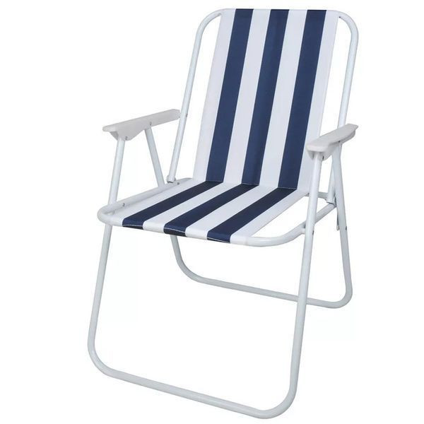 Складаний туристичний стілець до 100кг, 76x51x50см, Синій