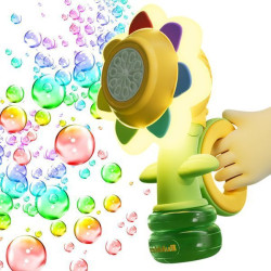 Генератор мильних бульбашок з акумулятором та USB, 24х13х9см