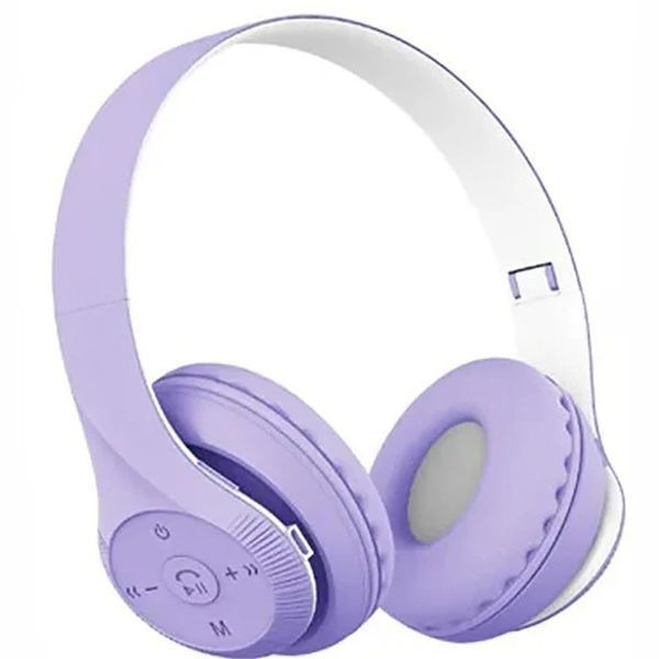 Бездротові Bluetooth-навушники з мікрофоном ST95 Фіолетові