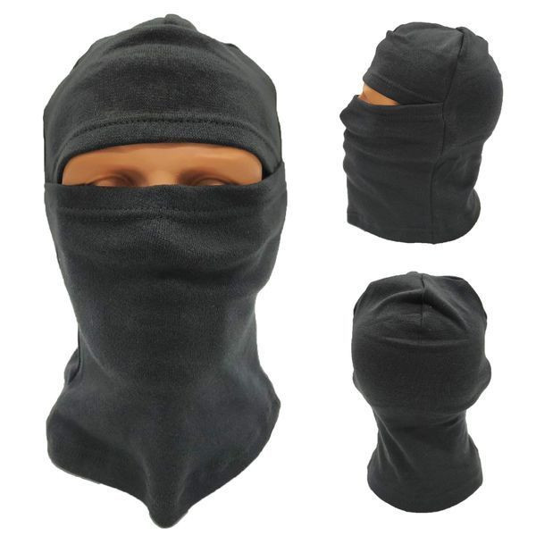 Зимова балаклава бафф 2в1, унісекс, Чорний