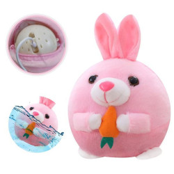 Музичний інтерактивний Кролик стрибунець з USB, Рожевий, NJ-00100