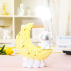 Настільна лампа з органайзером, от USB, Moon, Жовтий