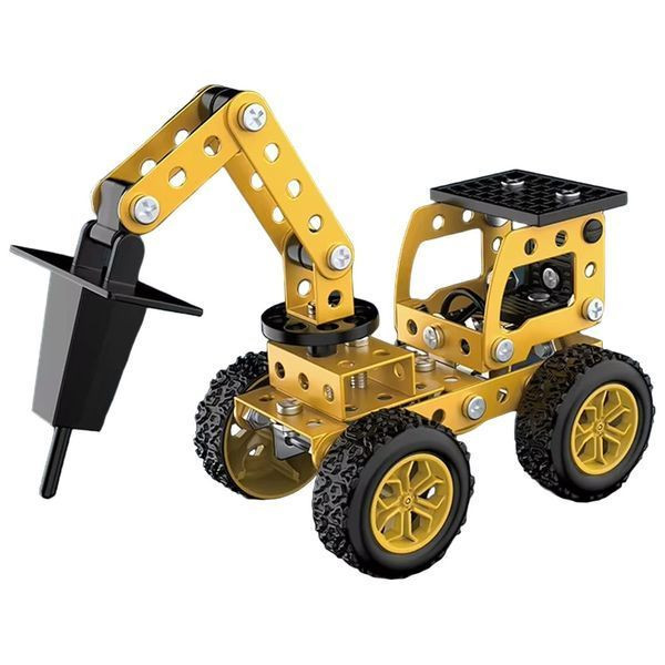 Дитячий металевий конструктор 15 см, 114 деталей, YK667