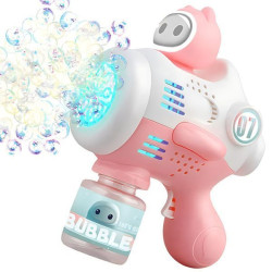 Гармата для мильних бульбашок на батарейках, Bubble maker, Блакитний