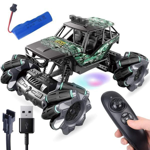 Радіокерований всюдихід, чорний, з USB-зарядкою