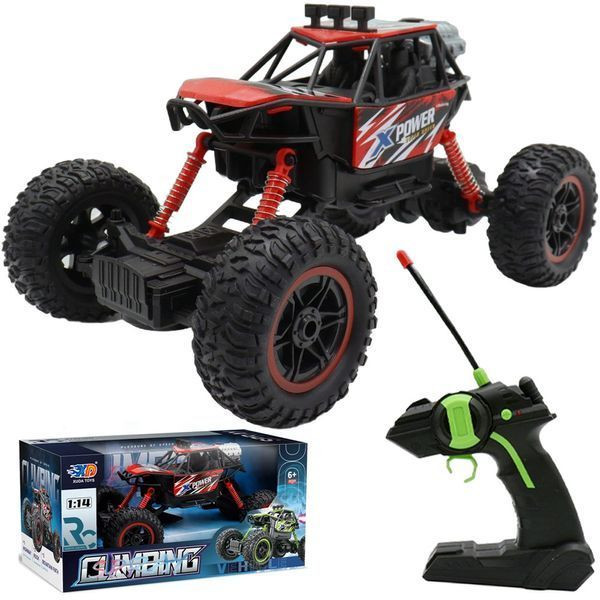 Радіокерований позашляховик Джип, Червоний