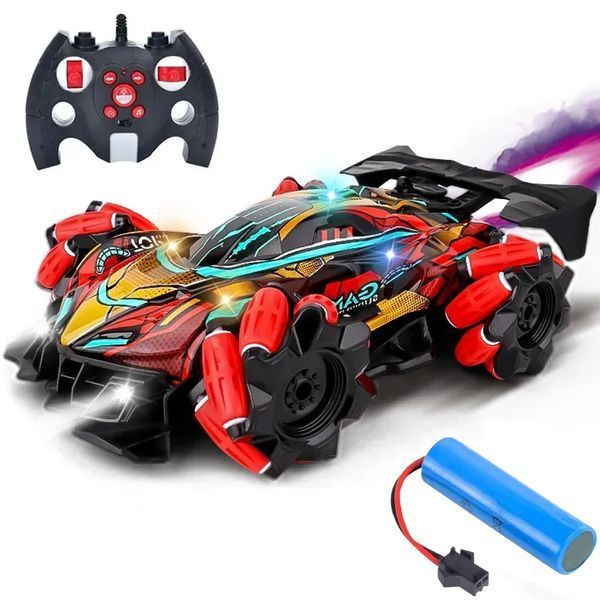 Трюкова машинка на радіокеруванні Spray Racer, Червона