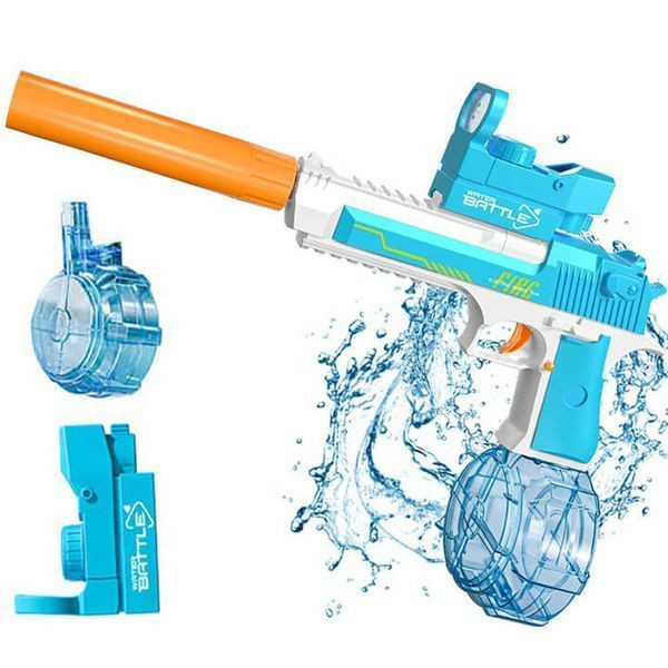 Водяний пістолет акумуляторний з резервуаром для води 425мл, USB