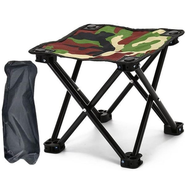 Складаний стілець з чохлом до 100кг, 28x28x24см