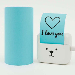 Термопапір кольоровий блакитний (57×30мм)