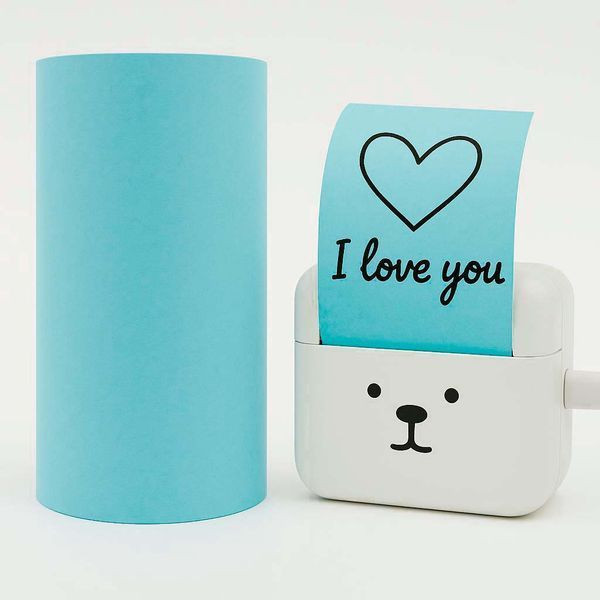 Термопапір кольоровий блакитний (57×30мм)