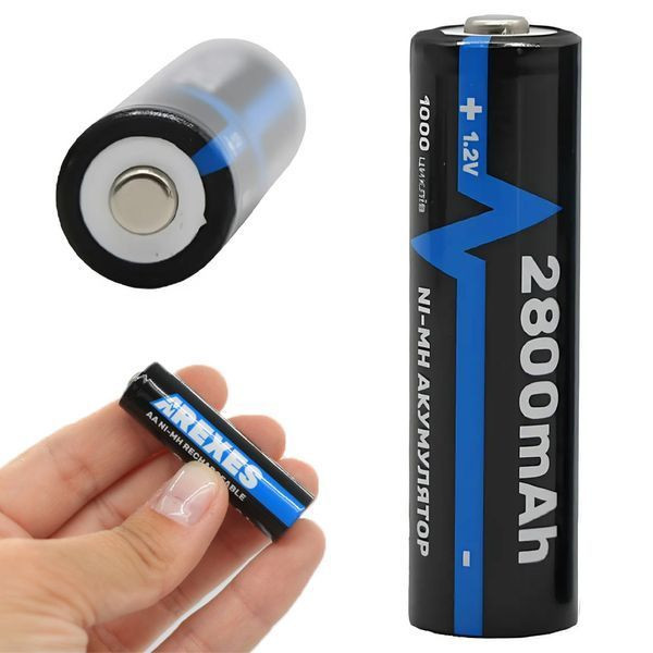Акумулятор пальчиковий АА, 2800mAh, 1,2v (1 шт) Arexes