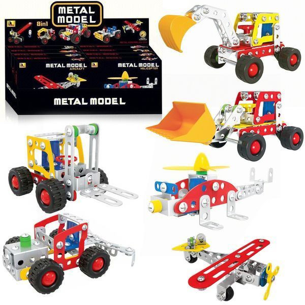 Металевий конструктор "Транспорт", 669 елементів, X640