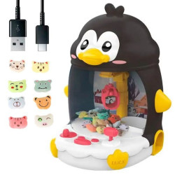 Ігровий автомат з іграшками "Пінгвіненя" (33×29×26 см), від USB та батарейок