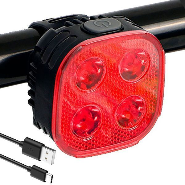 Задній велоліхтар FY-328-4LED