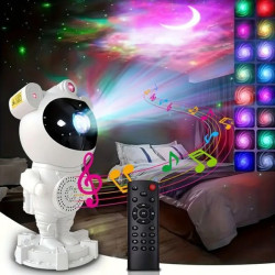 Нічник проектор зоряного неба Астронавт, з пультом ДУ і Bluetooth колонкою
